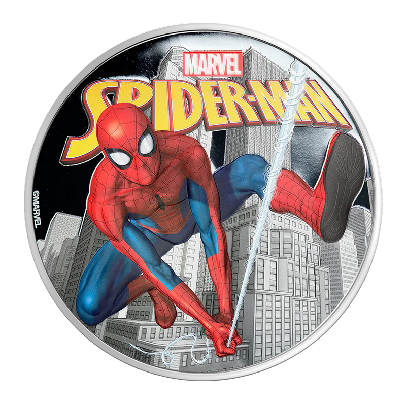 Image for 1 oz Silver Spider-Man Coin (2022) from TD Precious Metals
